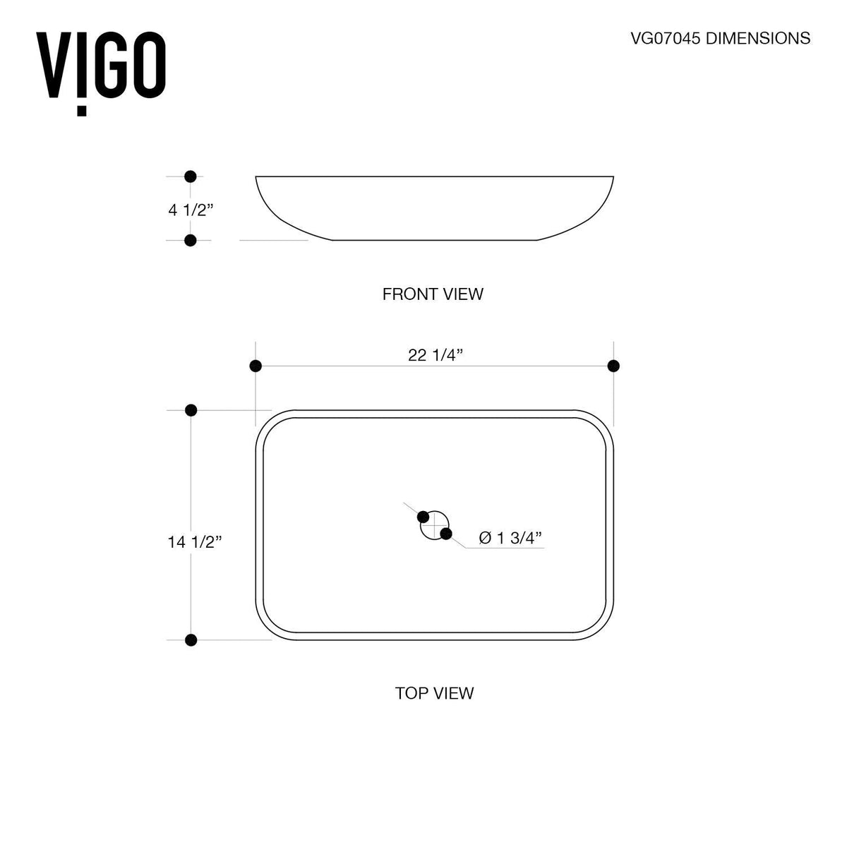 Glass Rectangular Vessel Bathroom Sink/Basin with Rounded Edges & Deep Bowl, Gold H1I7 - product image 7