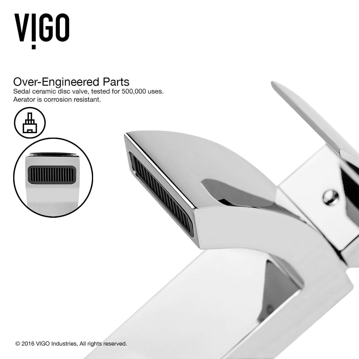 Glass Simply Silver Bathroom Sink/Basin Set with Chrome Duris Faucet and Round Vessel C0Q2 - product image 6