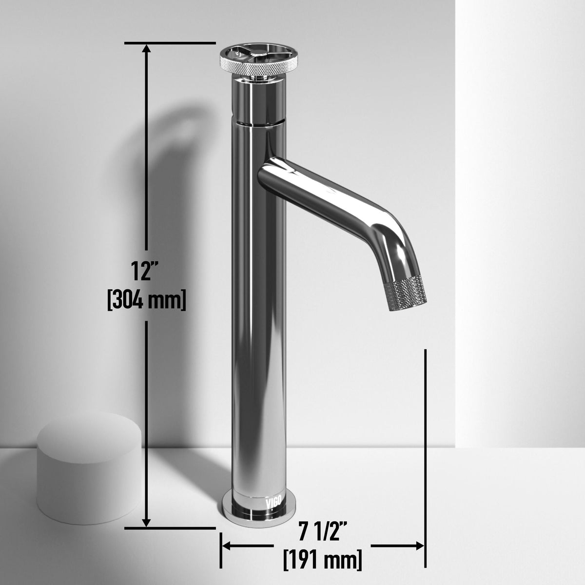 Wisteria MatteStone White Bathroom Sink/Basin Set with Cass Faucet and Oval Composite Vessel V9H3 - product image 4