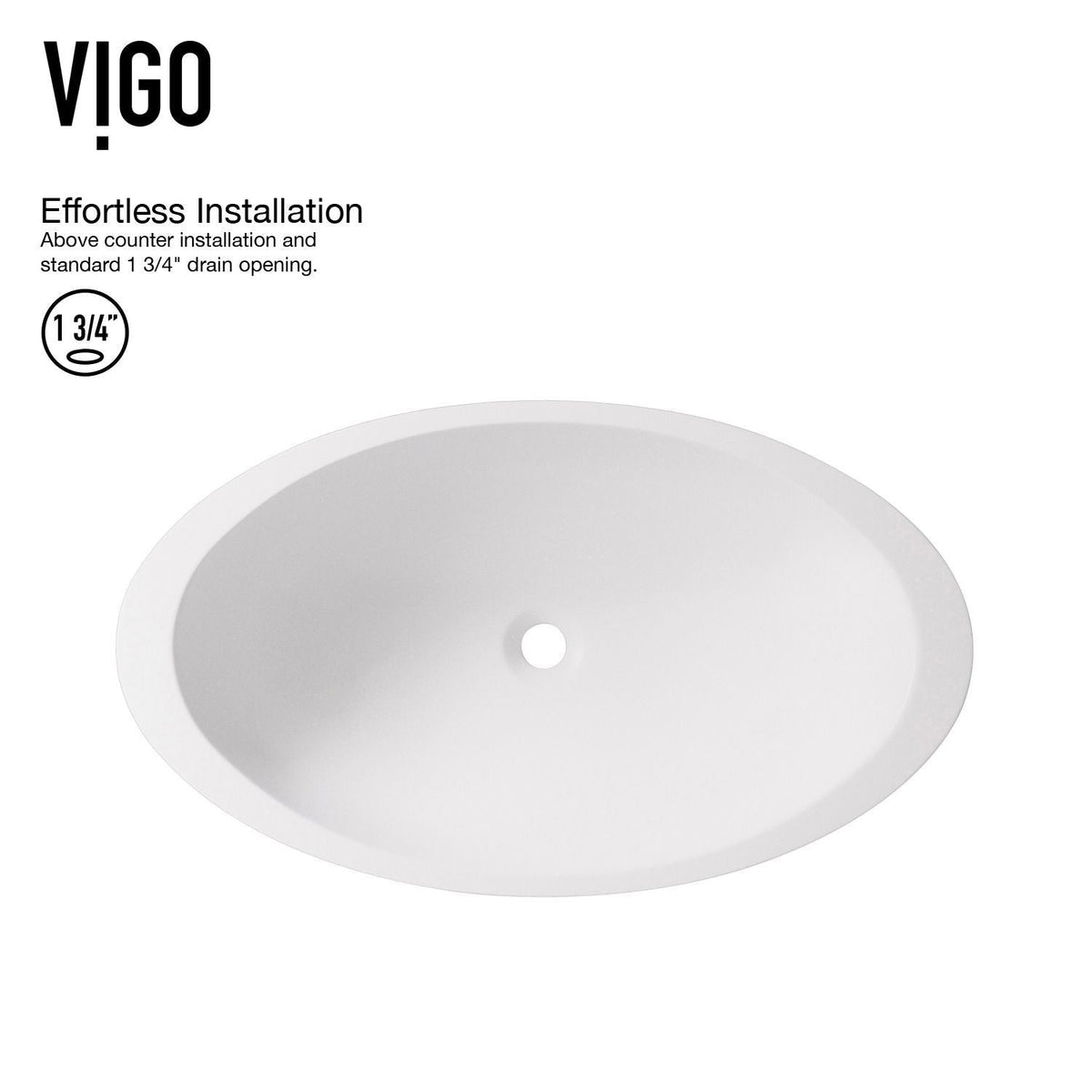 Wisteria White Bathroom Sink Set with Matte Black Olus Faucet D8M5 - product image 7
