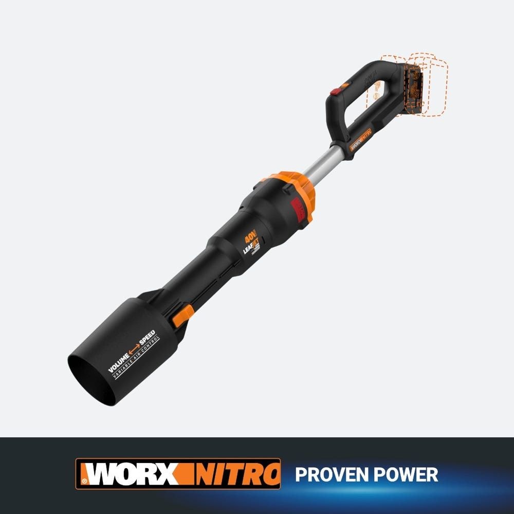 WG585.9 Nitro 40V Power Share LeafJet Cordless, Brushless Leaf Blower, Tool Only C1X9 - product image 3