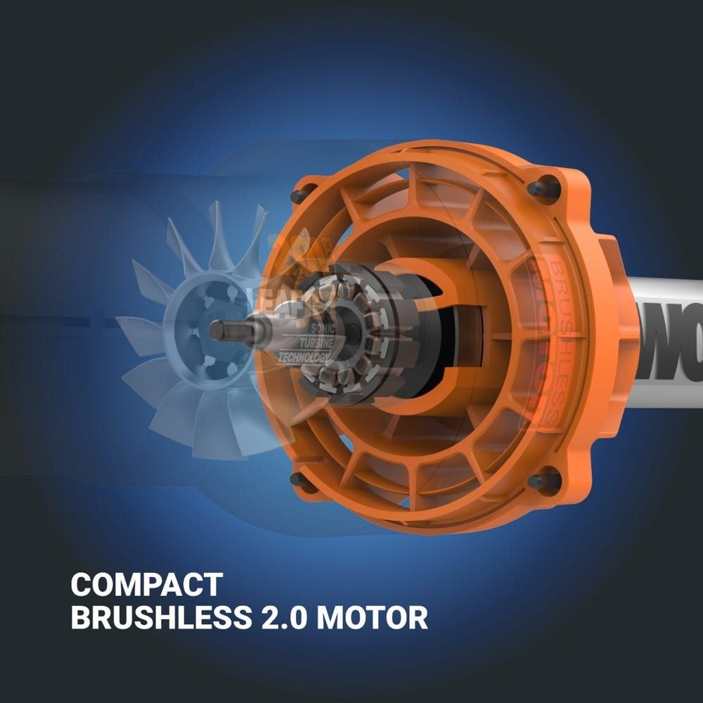 WG585.9 Nitro 40V Power Share LeafJet Cordless, Brushless Leaf Blower, Tool Only C1X9 - product image 6