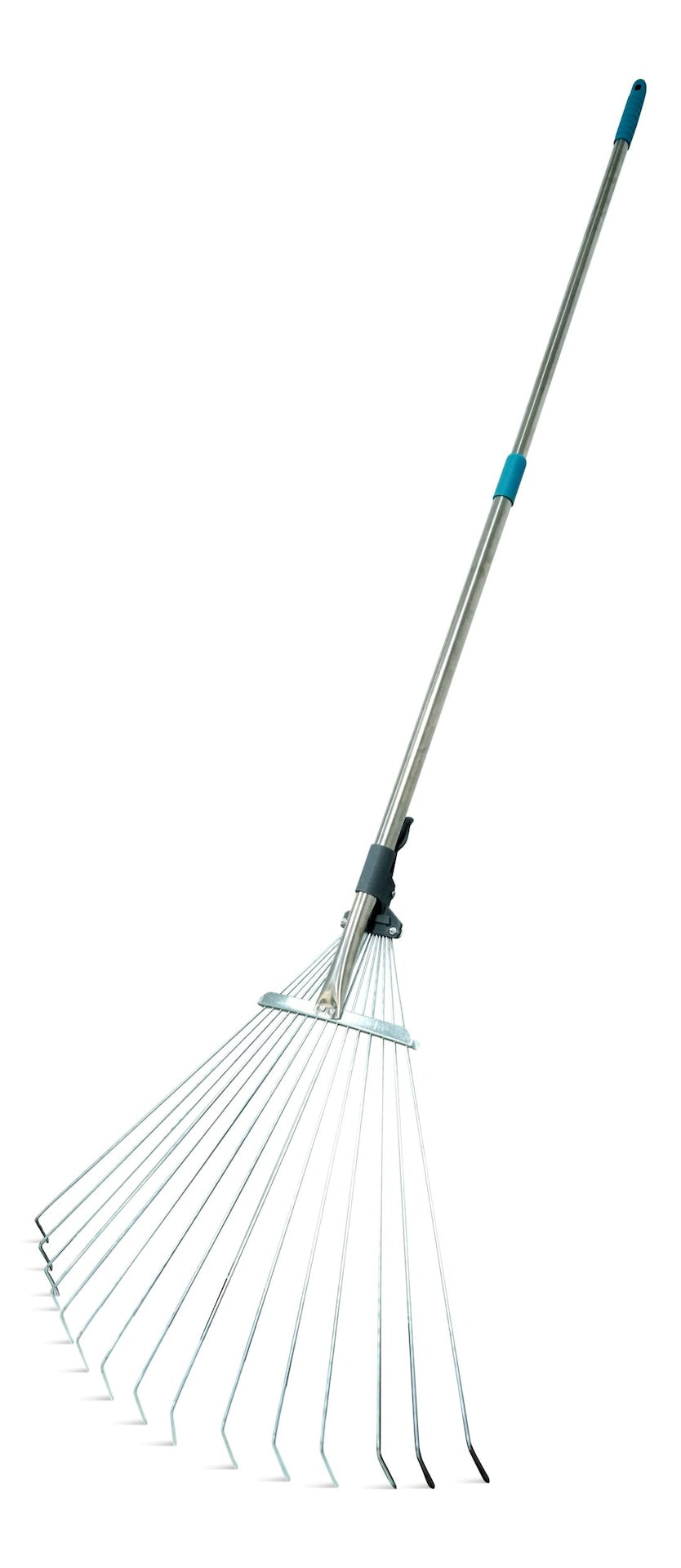 7 to 21-in Wide Metal Adjustable-Tine Telescopic Leaf Rake, 32 to 63-in Aluminum Shaft S0Z4 - product image 1