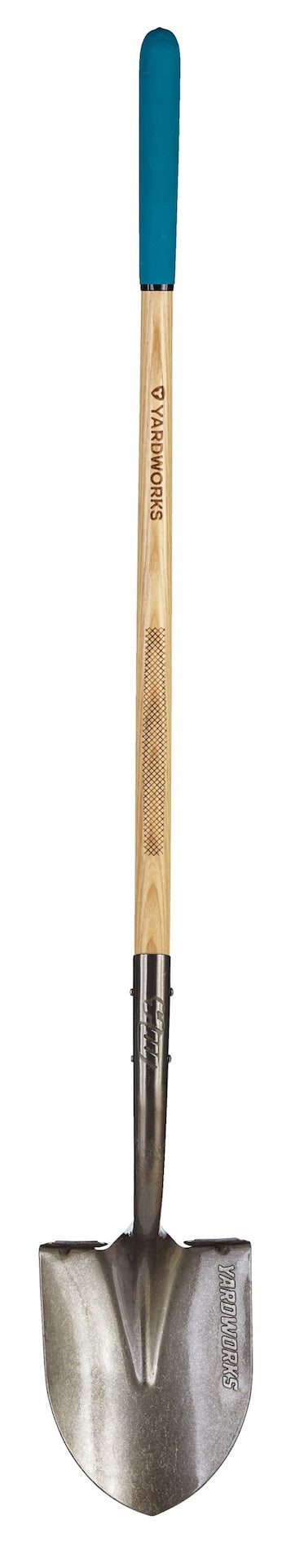 Tempered Steel Round Point Long Handle Shovel, 62-In, Hardwood Shaft E8U6 - product image 6