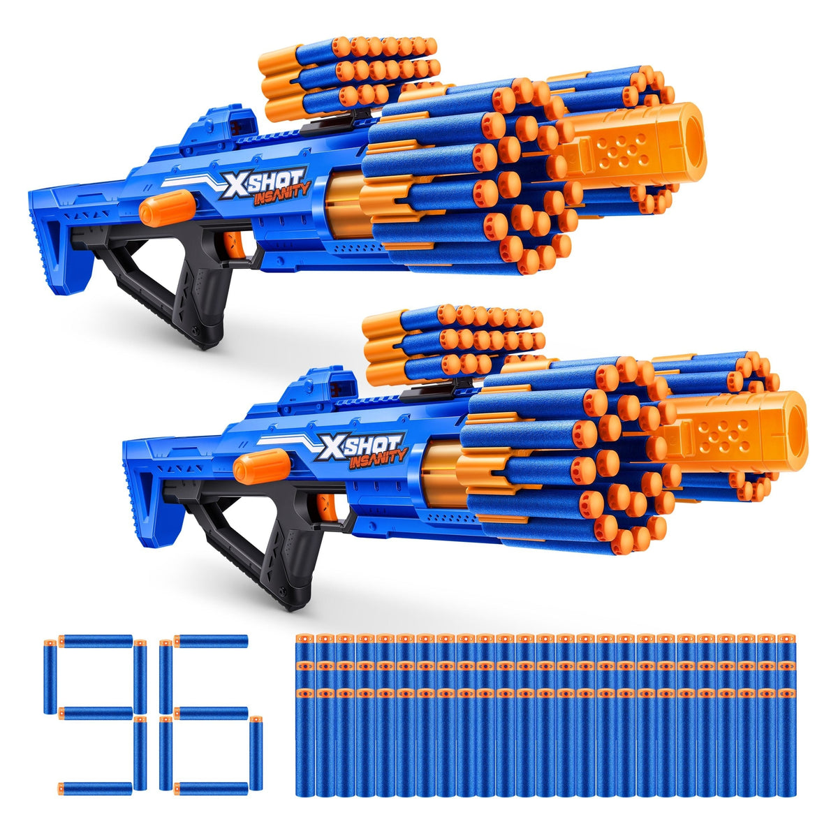 X-Shot Insanity-Series 1 Berzerko Dart Blaster with 96 Darts, 2-pk, Ages 8+ M4P0 - product image 8