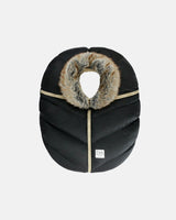7AM Enfant Car Seat Cocoon Black Faux Fur Z1Z7 - product image 1