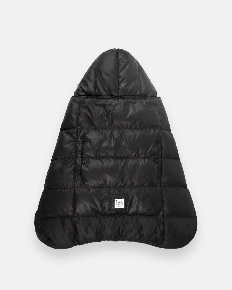 7AM Enfant Heavyweight, K-Poncho Black Plush Z2G9