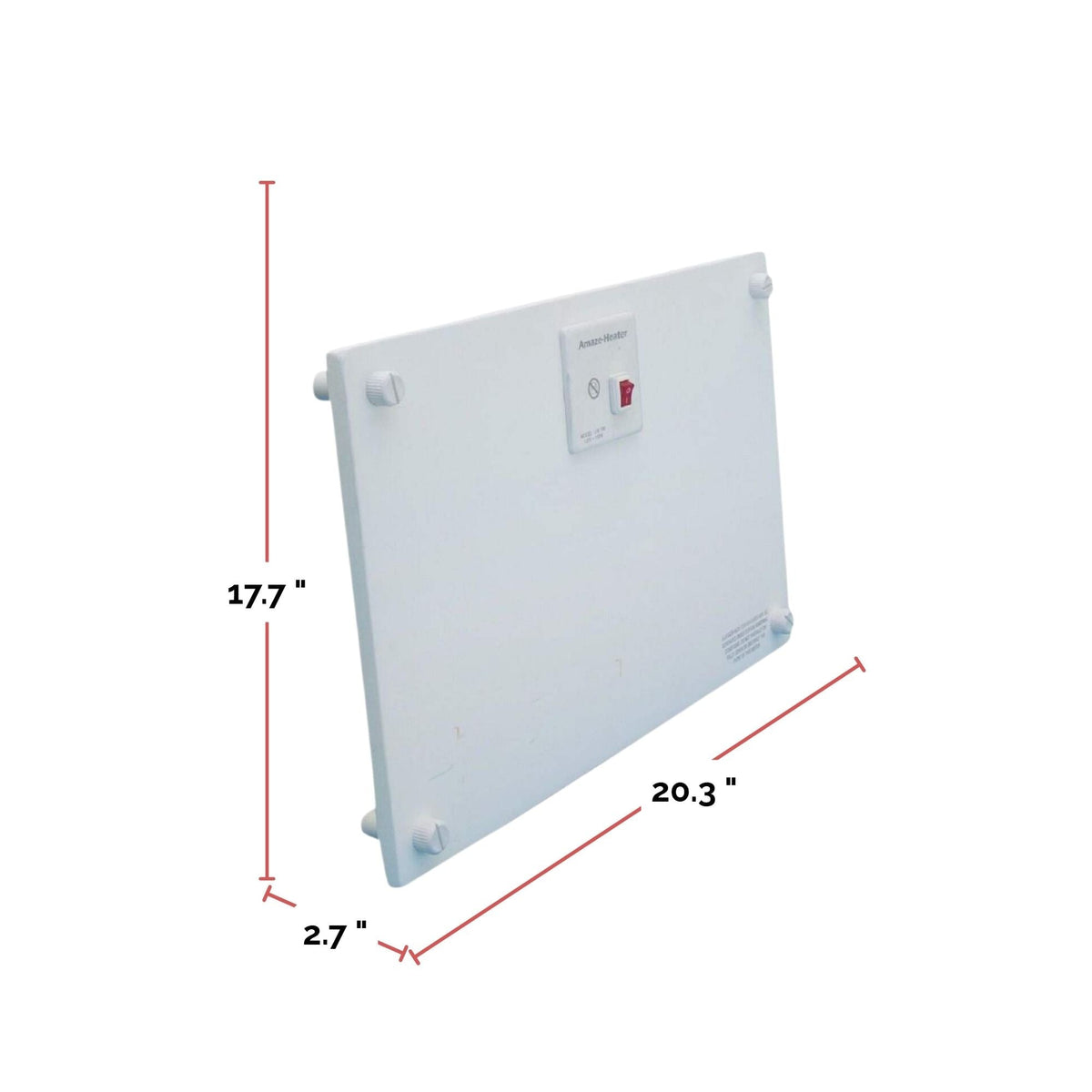 Heater Ceramic Electric Heater with Standard Mounting, 100W, White M1D6 - product image 5