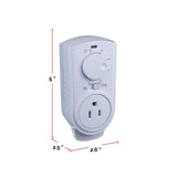 Heater Plug-in Thermostat for Portable Space Heater & AC, White I2K5 - product image 5