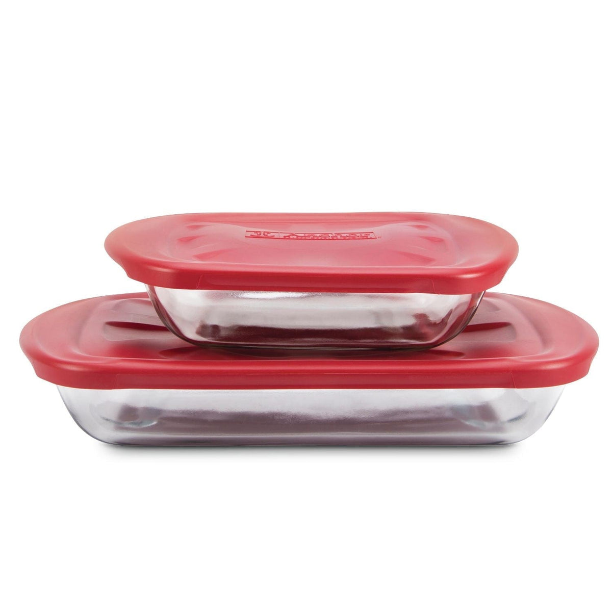 Glass Bake 'n' Keep Set with Plastic Lids, 4-pc Z8F6 - product image 1