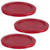 Plastic Lid Set, Red, 3-pc x 2-Cup V9M1 - product image 1