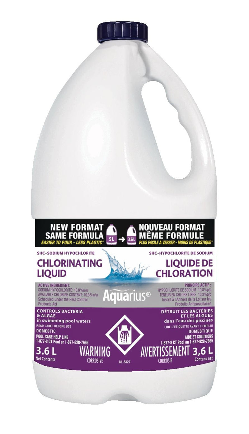 liquid Pool Chlorine, 3.6-L W0K1