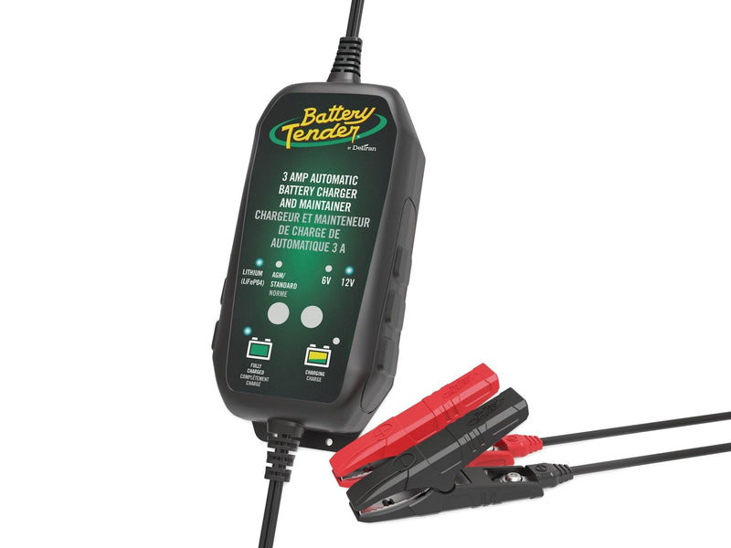 Battery Tender Smart Battery Charger/Maintainer, 3-Amp, 6V/12V F5Y9