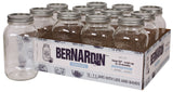 Regular Mouth Glass Mason Jars with Lids and Bands, 1 L, 12 Count H6U6 - product image 1