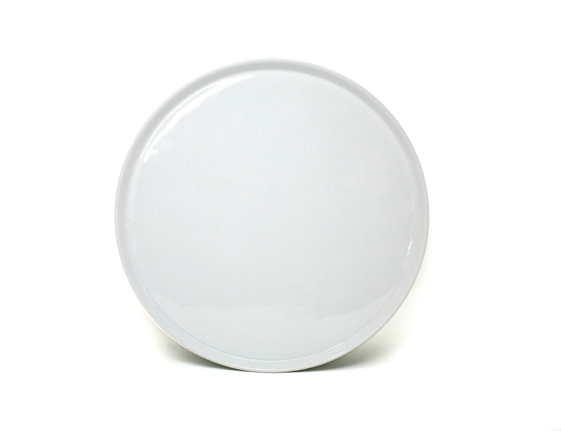 Round Platter, 30-cm, White Porcelain C4N2