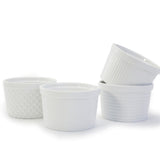 Textured Ramekin Set, 12-oz, White, 4-pc P0J4 - product image 1