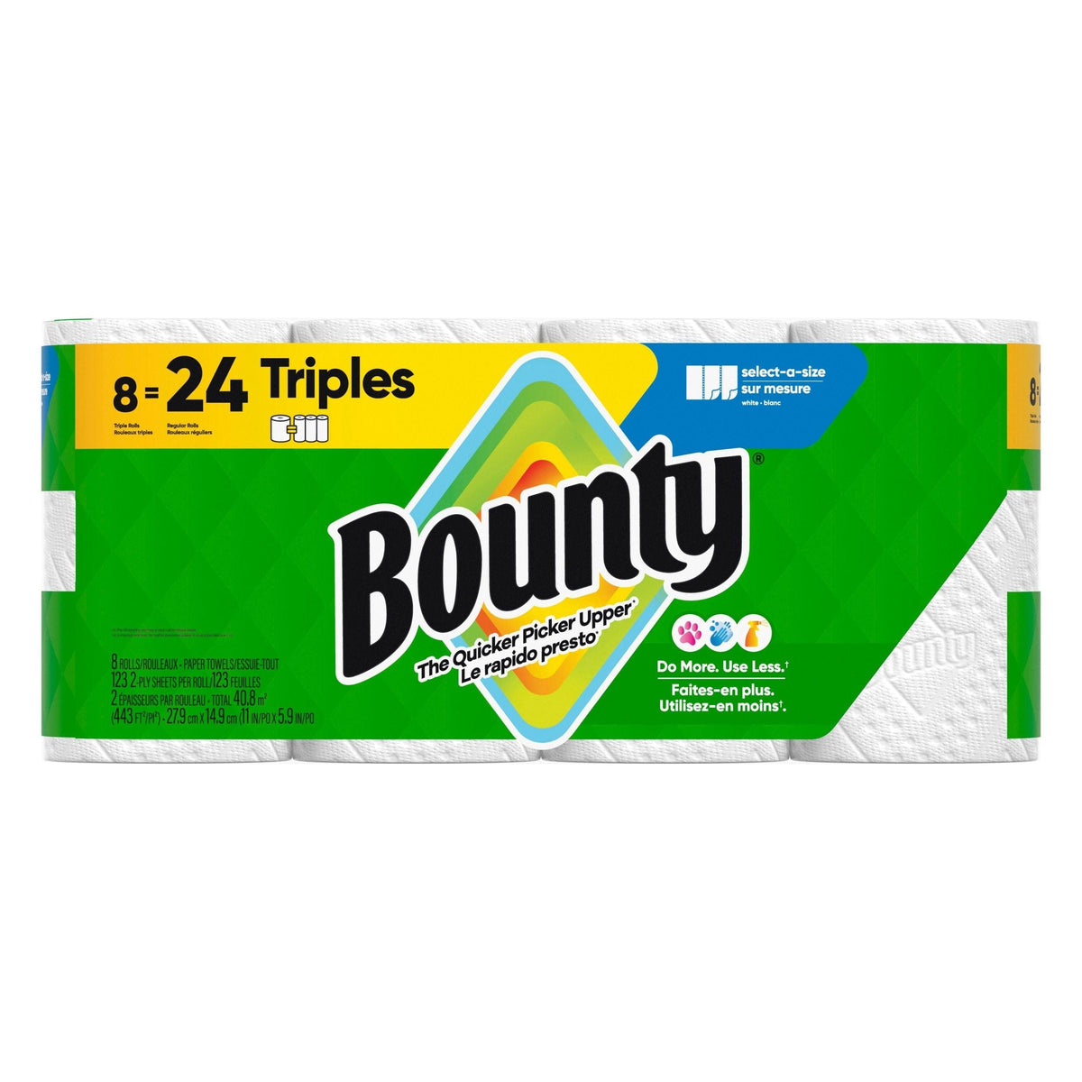 Select-A-Size Triple Roll Paper Towel, 2-ply, 8-pk A5B3 - product image 1