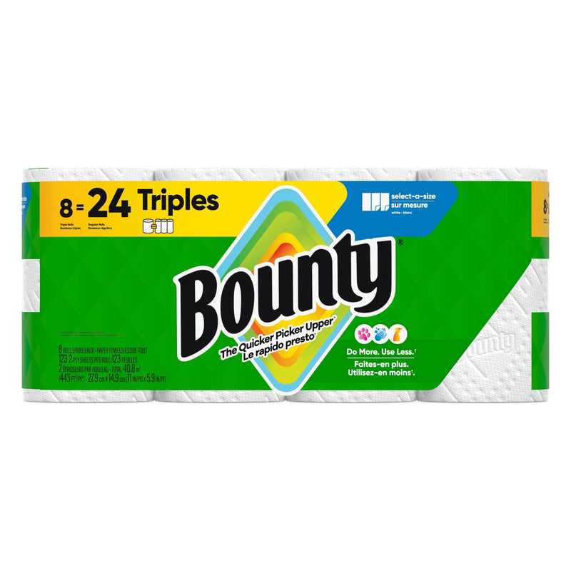 Select-A-Size Triple Roll Paper Towel, 2-ply, 8-pk A5B3