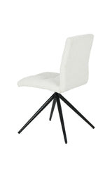 Ethan White Fabric Upholstered Armless Dining Chair, 2-pc M6A8 - product image 6