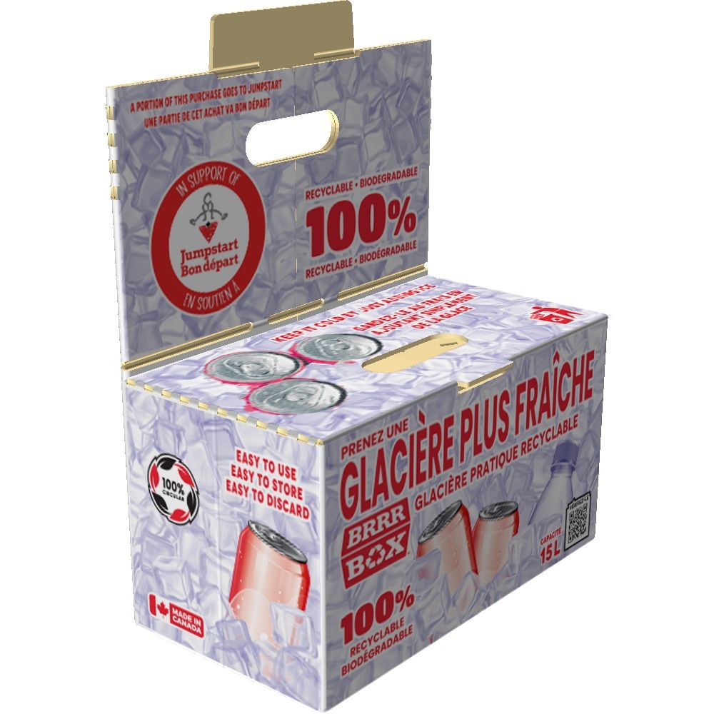 Box Recyclable Biodegradable Cooler, 15-L, White C7F3 - product image 1