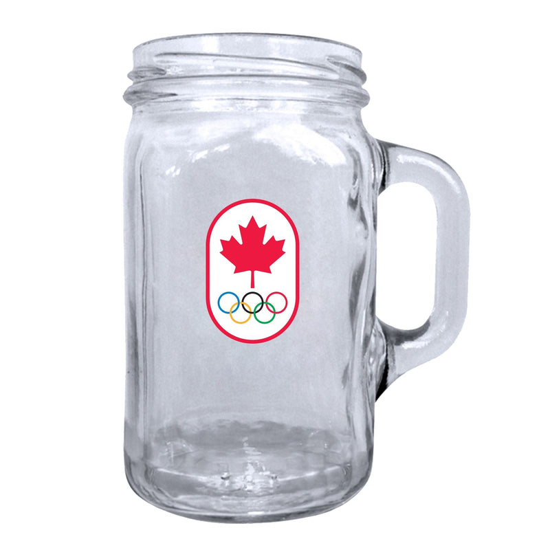 Olympic Team Mason Jar Mug Pint Glass For Fans/Collectors, 16.5-oz A7W1