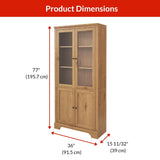 Donevan Multi-Purpose Cabinet, Oak T6F7 - product image 3