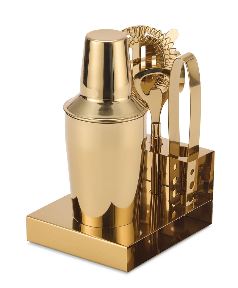 Gold Bar Set with Stand, 6-pk C0L3