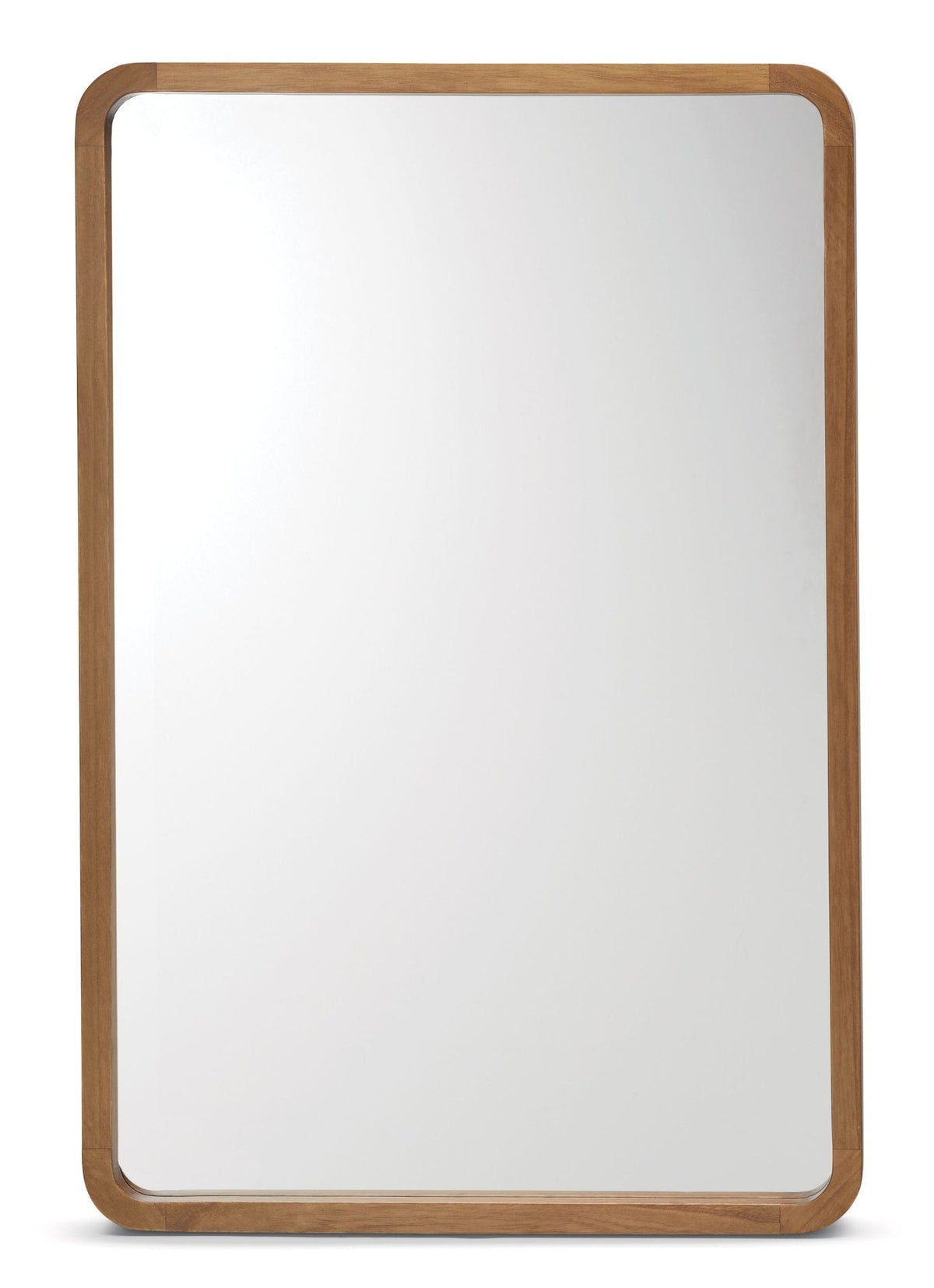 Springside Pearwood Rectangular Wall Mirror, Brown, 24 x 36-in T0J4 - product image 1