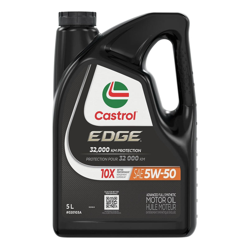 EDGE 5W50 Advanced Synthetic Engine/Motor Oil, 5-L Z0D6