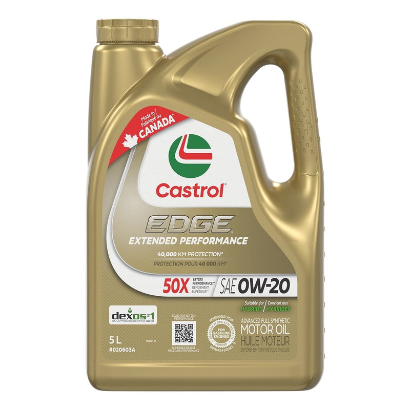 EDGE Extended Performance 0W20 Synthetic Engine/Motor Oil, 5-L V4U0