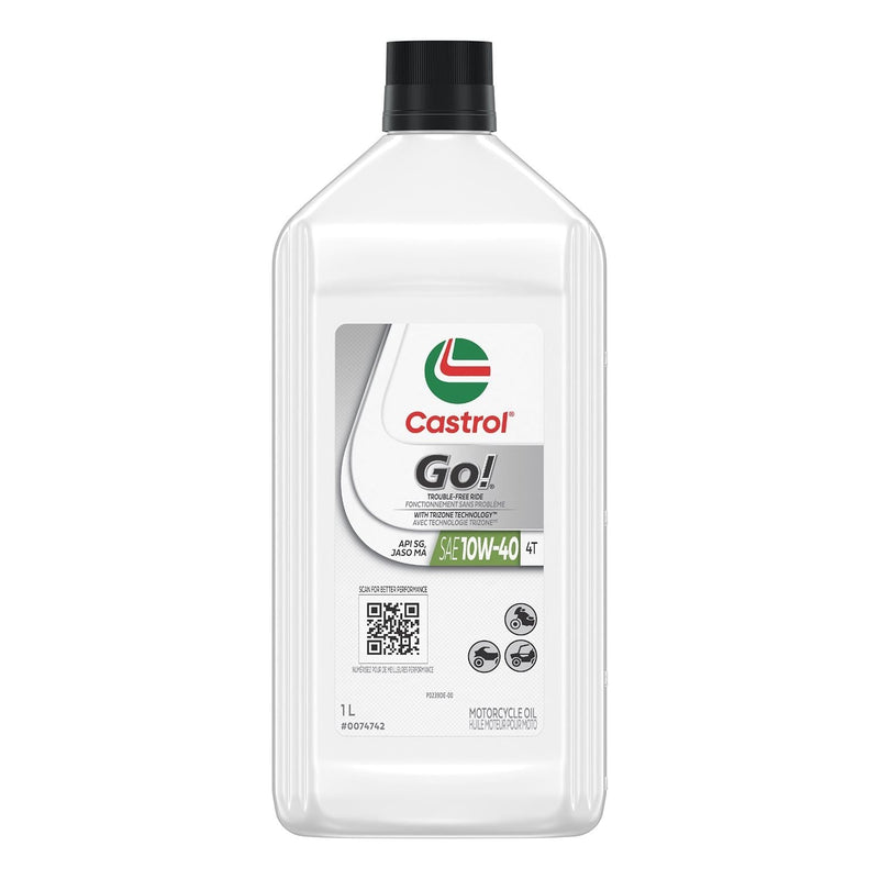 Go! 4-Stroke 4T Motorcycle Oil 10W40, 946-mL X9N5