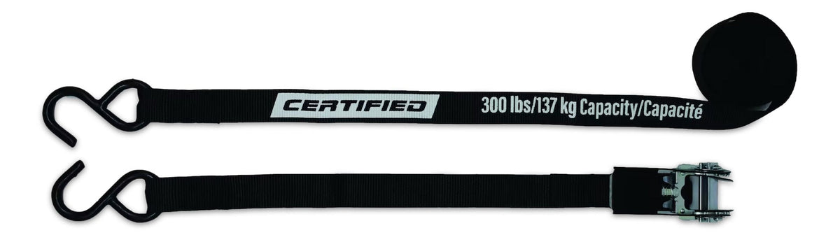 900-lb Ratchet Standard-Duty Tie Down Strap, 1-in x 15-ft, 1-pk K4X9 - product image 1