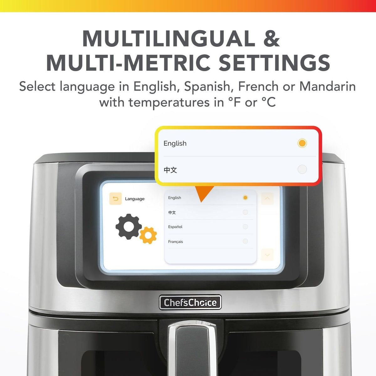 Air Fryer with TFT Touchscreen Display, 7-qt I6W8 - product image 4