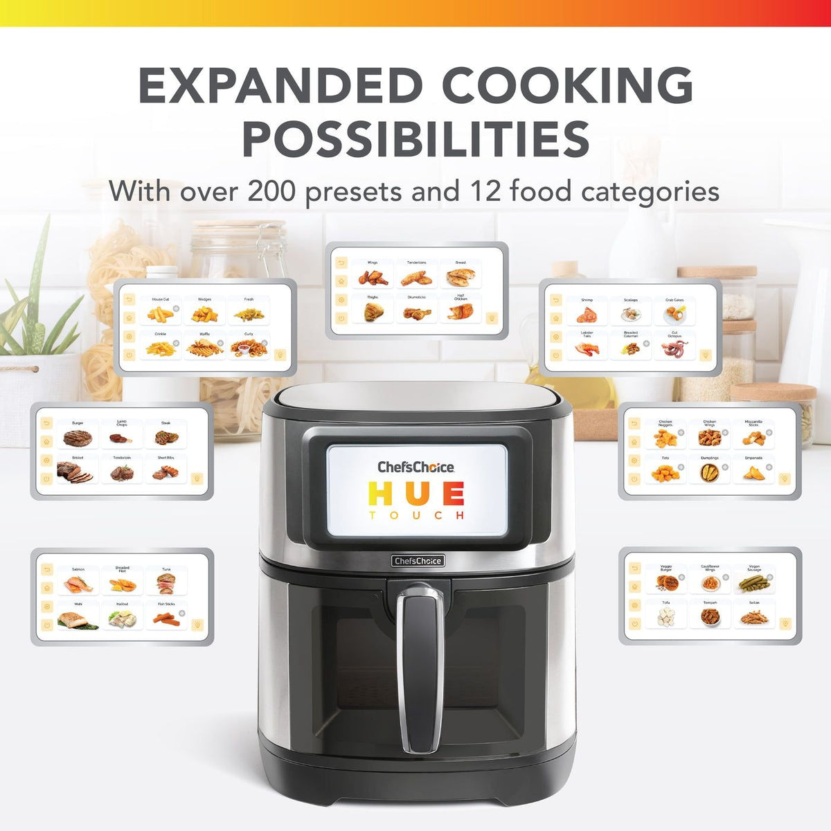 Air Fryer with TFT Touchscreen Display, 7-qt I6W8 - product image 6