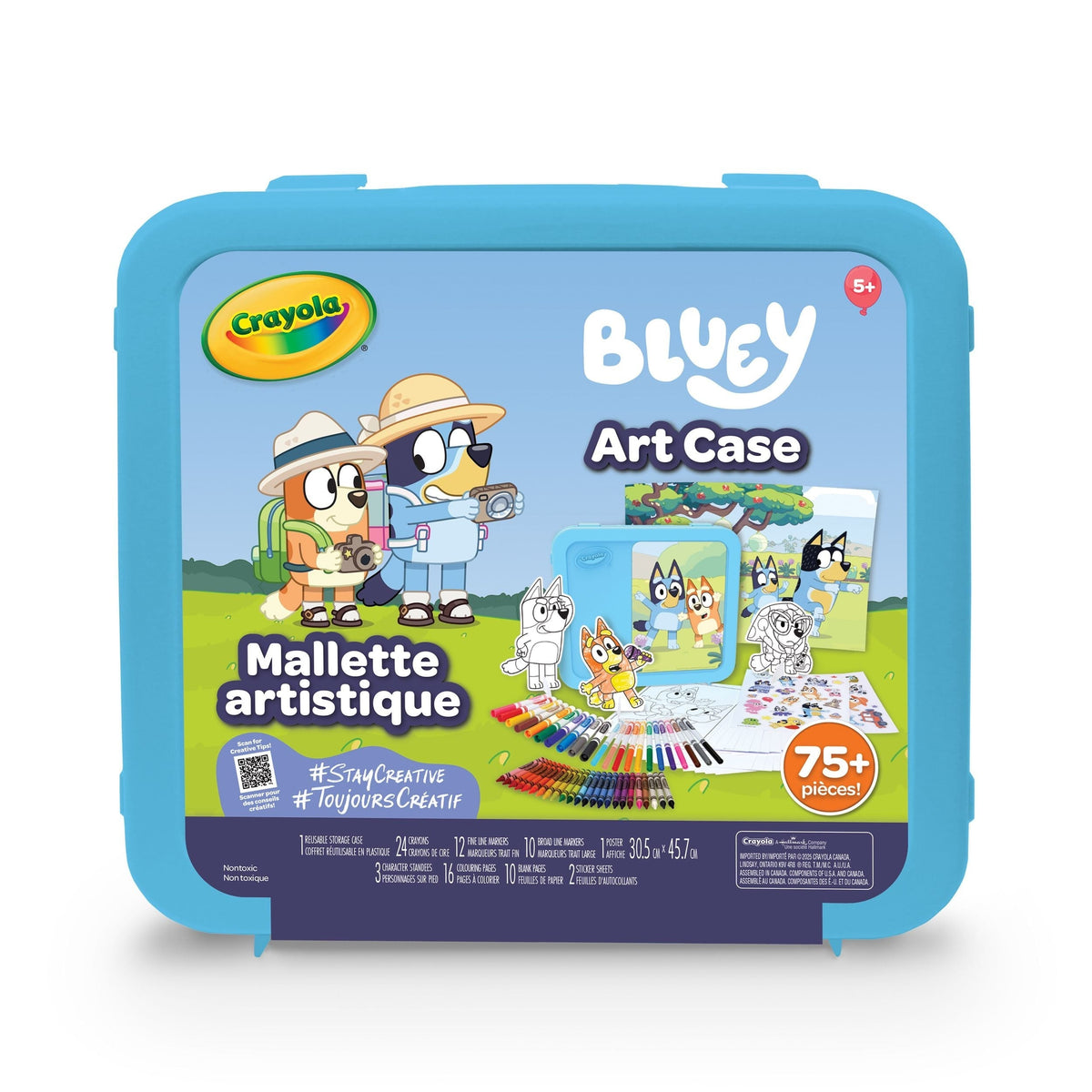 Bluey Art Case, 78 Pieces, Multicolour F5Q3 - product image 1