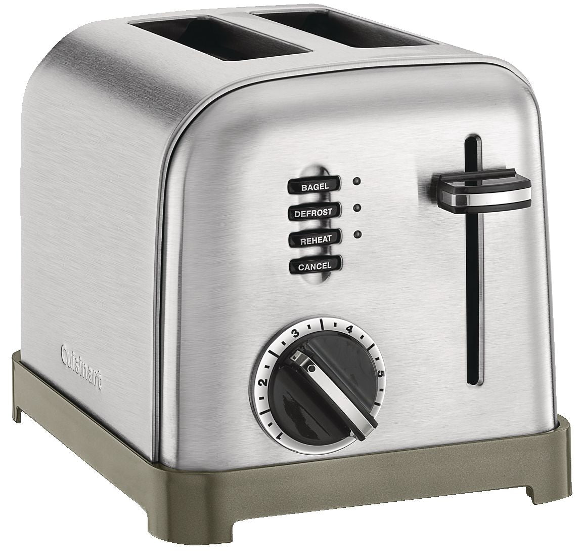 Metal Classic Toaster with 6 Settings, Stainless Steel, 2-Slices B1H0 - product image 2