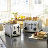 Metal Classic Toaster with 6 Settings, Stainless Steel, 2-Slices B1H0 - product image 5