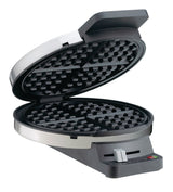 Round, Non-Stick Waffle Maker, Stainless Steel N1C5 - product image 2