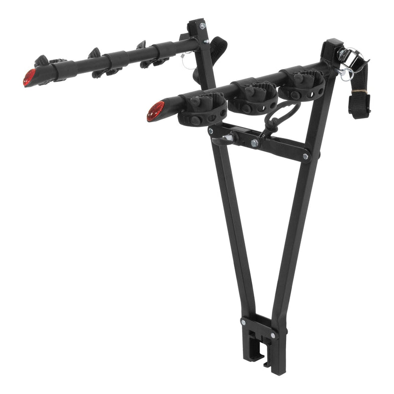 18013 Clamp-On 3-Bike Hitch Mount Bike Rack, Fits Over 2-in Receiver, Black V5X4