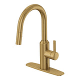 Colby Single-Handle Pull-Down Kitchen Faucet, Brushed Bronze B0T5 - product image 1