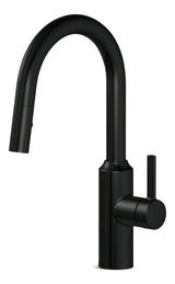 Colby Single Handle Pull Down Kitchen Faucet, Matte Black T6W5 - product image 1