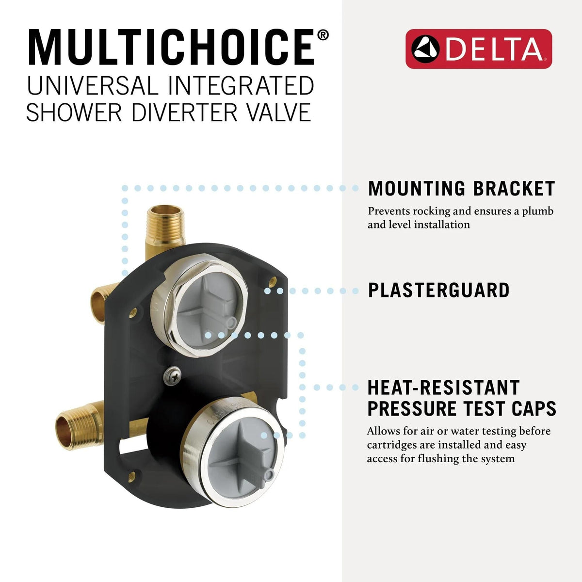 MultiChoice Universal Integrated Shower Diverter M2M6 - product image 3