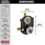 MultiChoice Universal Integrated Shower Diverter M2M6 - product image 5