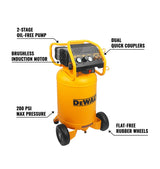 20-Gallon 2-Stage XTREME Quiet Oil-Free Compressor, 200 PSI O7Y5 - product image 2