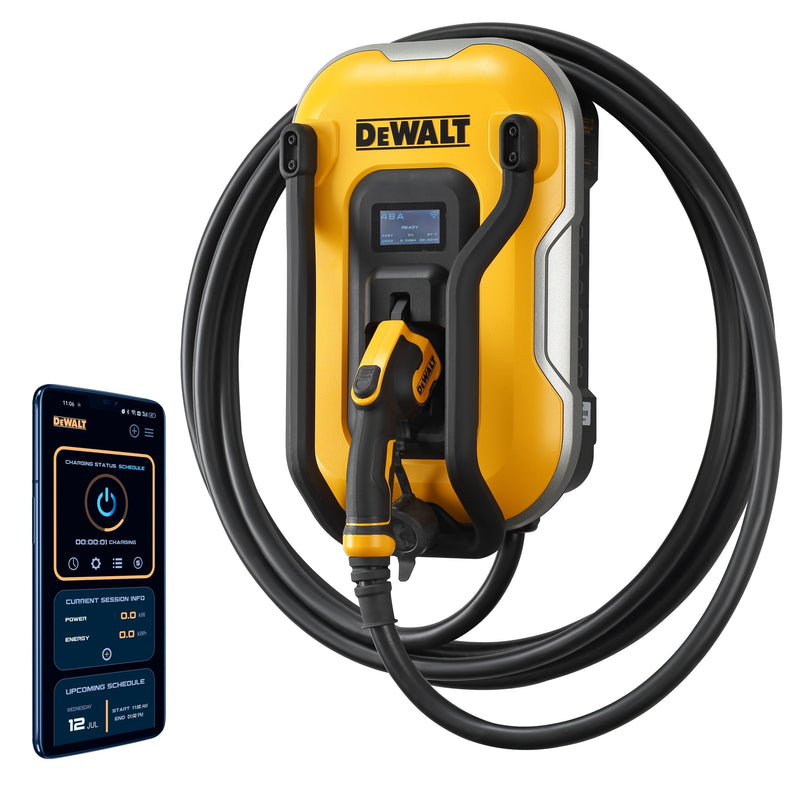 48A Wi-Fi Level 2 Hardwired J1772 EV Charger F7Z7
