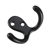 Double Wardrobe Hook, Matte Black, 4pk X0Y5 - product image 1