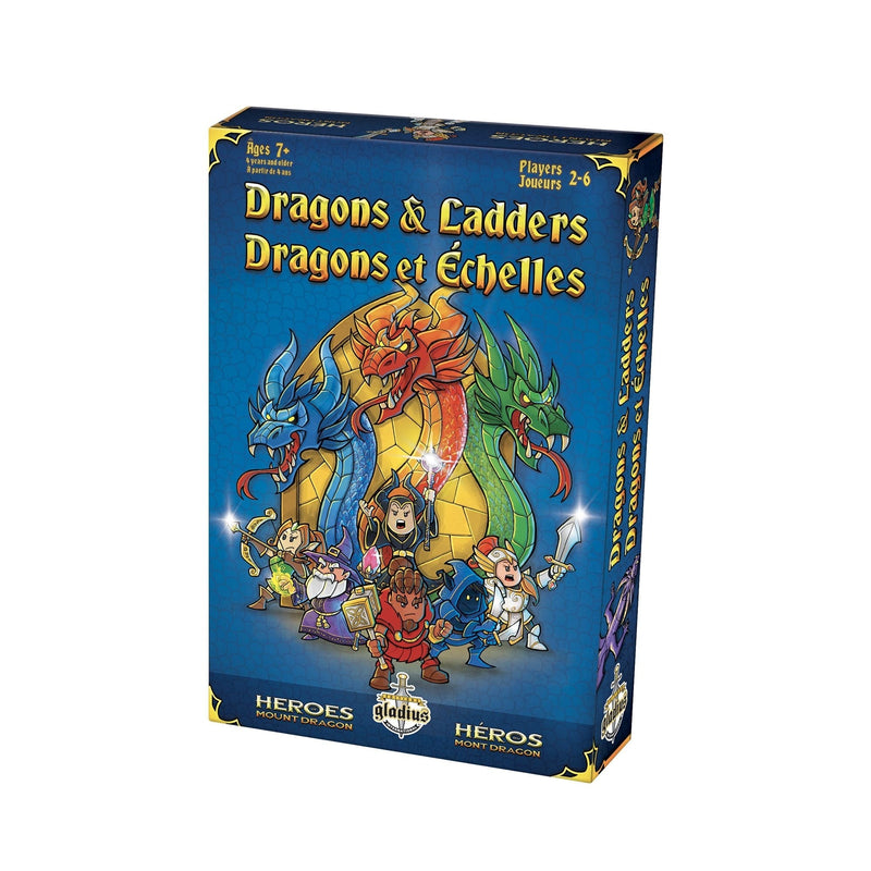& Ladders Family Board Game, Bilingual, Ages 7+ G1G3