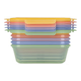 Snap & Nest Meal Prep Food Storage Container Set with Leakproof Lids, 10-pc Y1Y6 - product image 1