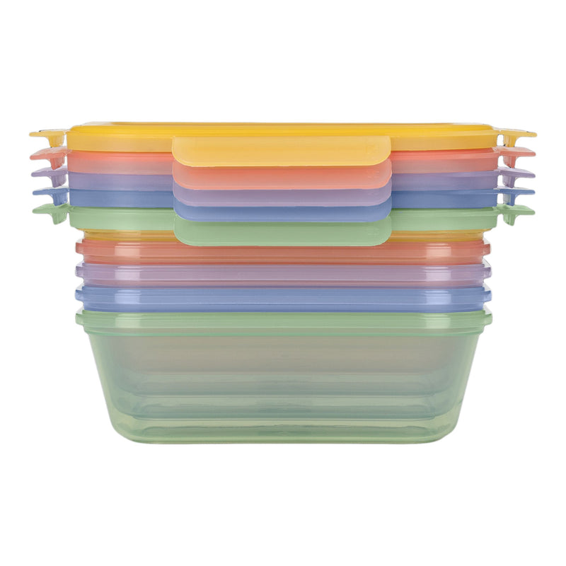 Snap & Nest Meal Prep Food Storage Container Set with Leakproof Lids, 10-pc Y1Y6