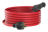 30A 25-ft Triple-Outlet Extension Cord, Red E9C6 - product image 1